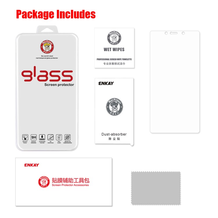 HAT PRINCE Für Xiaomi Mi 8 Se (5,88-Zoll) 0,26 Mm Gehärtetes Glas Displayschutzfolie 9H 2.5D Bogenkante-8