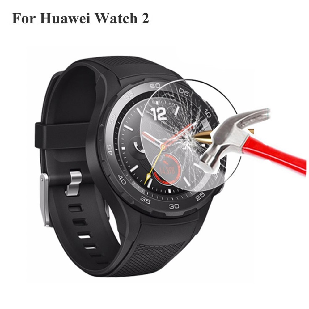 Protezione Schermo In Vetro Temperato Da 0,2 Mm 2.5D Per Huawei Watch 2 / 2 Pro.