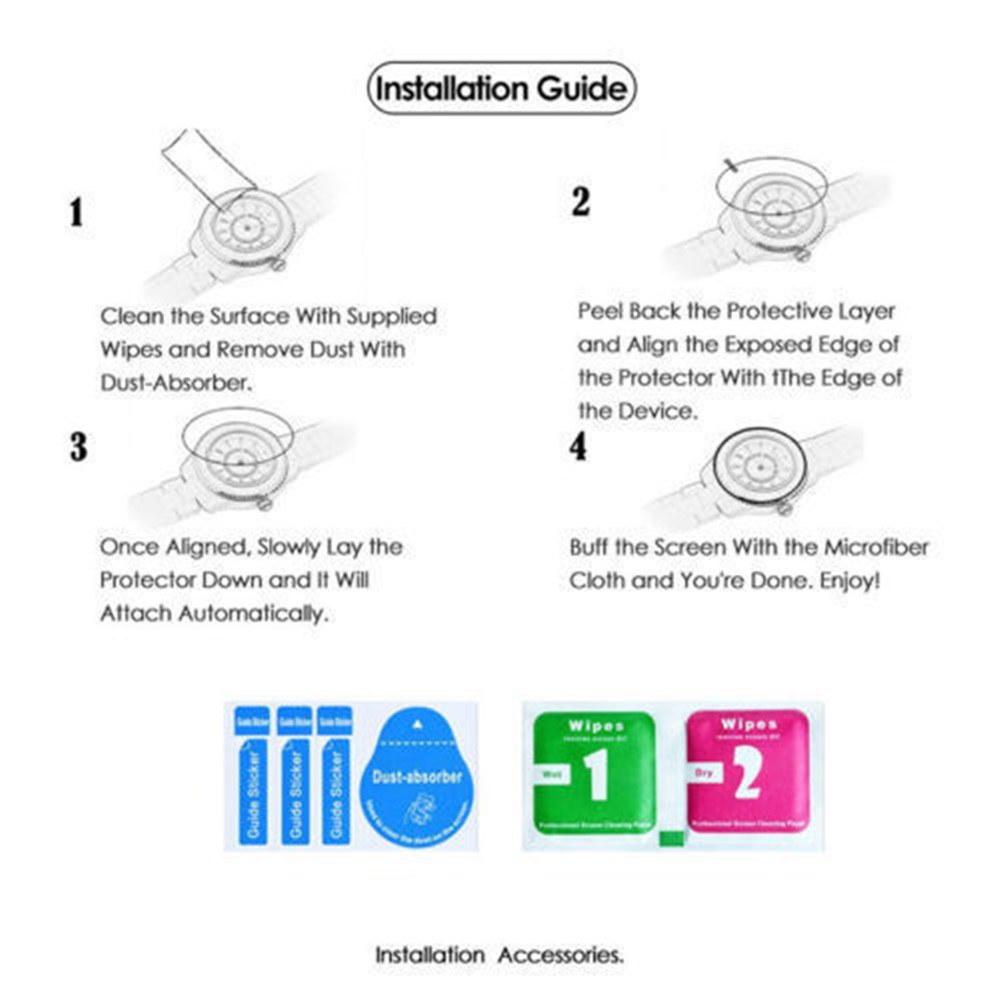 0.2mm 2.5D Arc Edge Tempered Glass Screen Protector for Huawei Watch 2 / 2 Pro-9