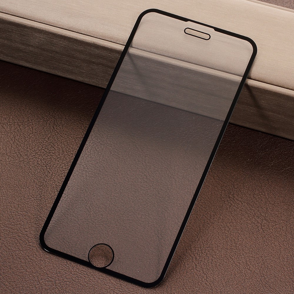 Silk Print Full Screen Tempered Glass Protector Film for iPhone 8/7/6s/6 - Black-2