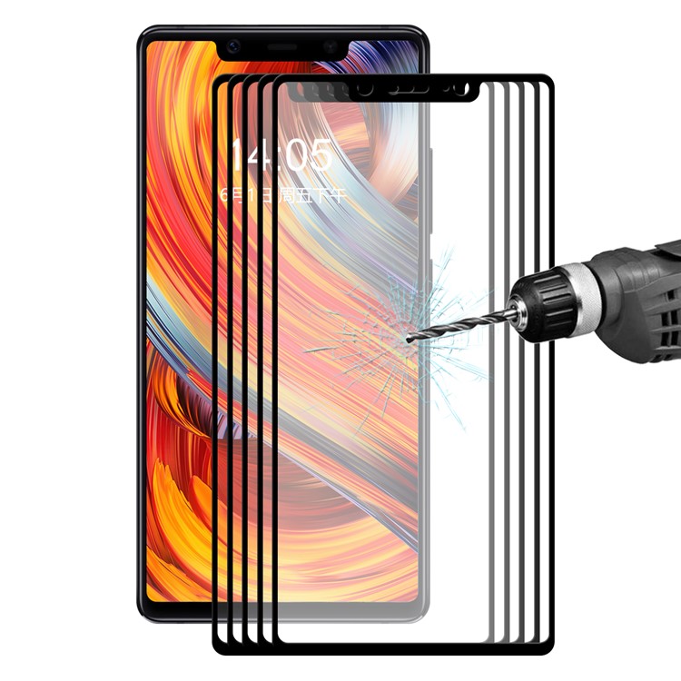 5 Teile / Satz HAT PRINCE 0,26mm 9 H 2.5D Arc Rand Gehärtetem Glas Voller Größe Displayschutzfolie Für Xiaomi Mi 8 Se (5,88-zoll)-1