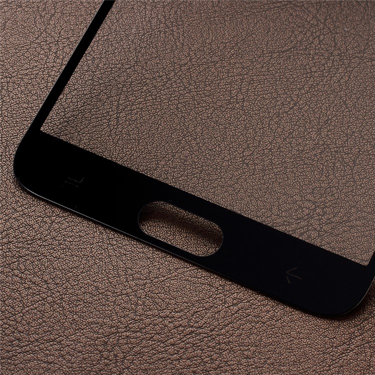 5D Curvo Em Tamanho Grande Impressão De Seda Temperado Protetor De Tela De Vidro Para Samsung Galaxy J4 (2018) - Preto-5