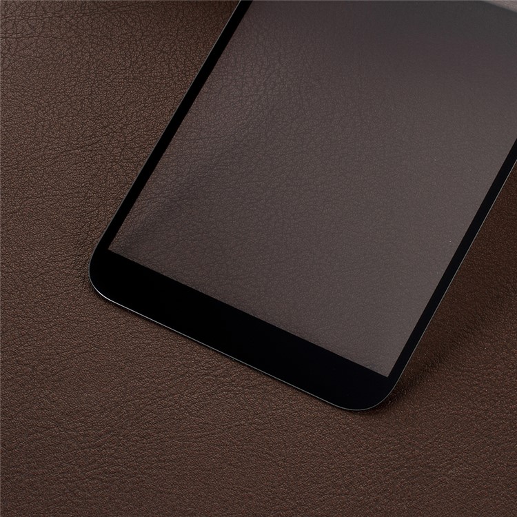RURIHAI 3D Electroplated Edge Full Size Tempered Glass Screen Guard Film for Samsung Galaxy J6 (2018) - Black-4