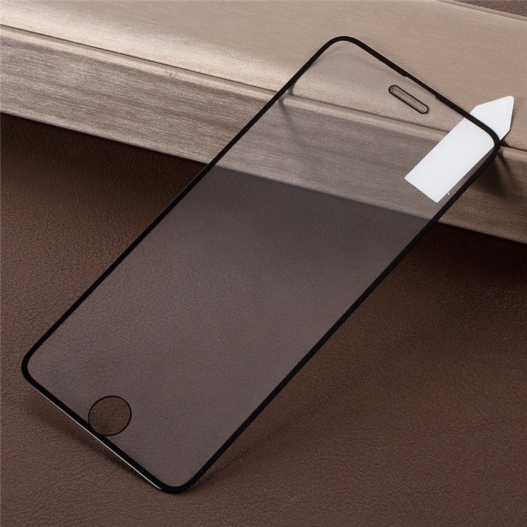 RURIHAI Solid Defense 0.26mm 2.5D Electroplated Edge Vacuum Coating Silk Print Full Tempered Glass Screen Protector for iPhone 8/7/6s/6 - Black-3