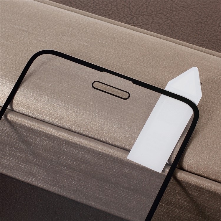 RURIHAI Solid Defense 0.26mm 2.5D Electroplated Edge Vacuum Coating Silk Print Full Tempered Glass Screen Protector for iPhone 8/7/6s/6 - Black-4