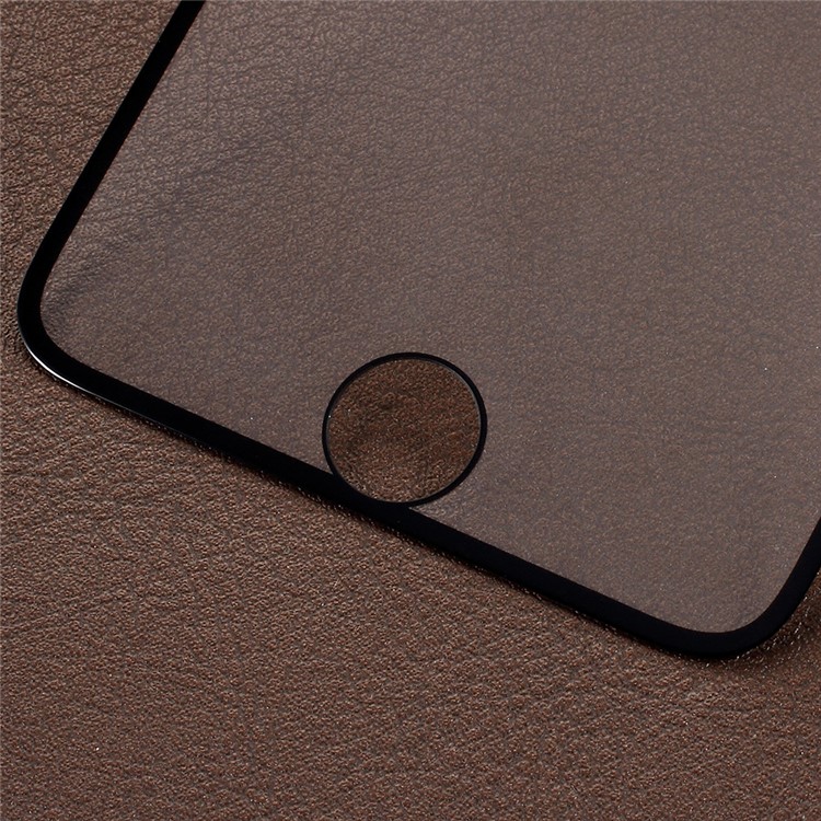 RURIHAI Solid Defense 0.26mm 2.5D Electroplated Edge Vacuum Coating Silk Print Full Tempered Glass Screen Protector for iPhone 8/7/6s/6 - Black-5