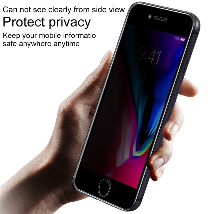 IMAK Anti-peep 9H Película De Guardia De Pantalla De Vidrio Templado Para Iphone 8 Plus / 7 Más 5.5 Pulgadas-2