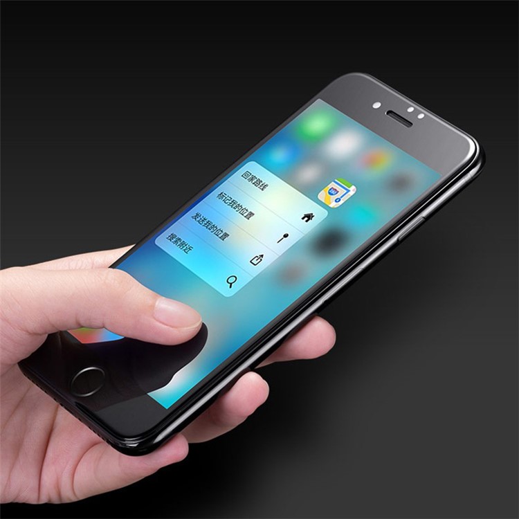 MOCOLO HD 3D Curved Complete Coverage Full Glue Tempered Glass Screen Guard Film for iPhone 8 / 7 4.7 inch - Black-3
