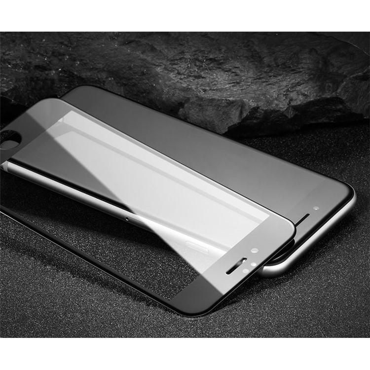 MOCOLO HD 3D Curved Complete Coverage Full Glue Tempered Glass Screen Guard Film for iPhone 8 / 7 4.7 inch - Black-5
