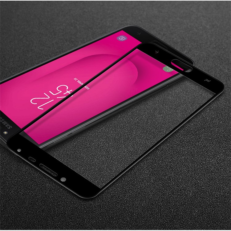 IMAK 9H Cobertura De Tela Cheia Filme De Guarda De Vidro Temperado Para Samsung Galaxy J4 (2018) J400F J400G-1