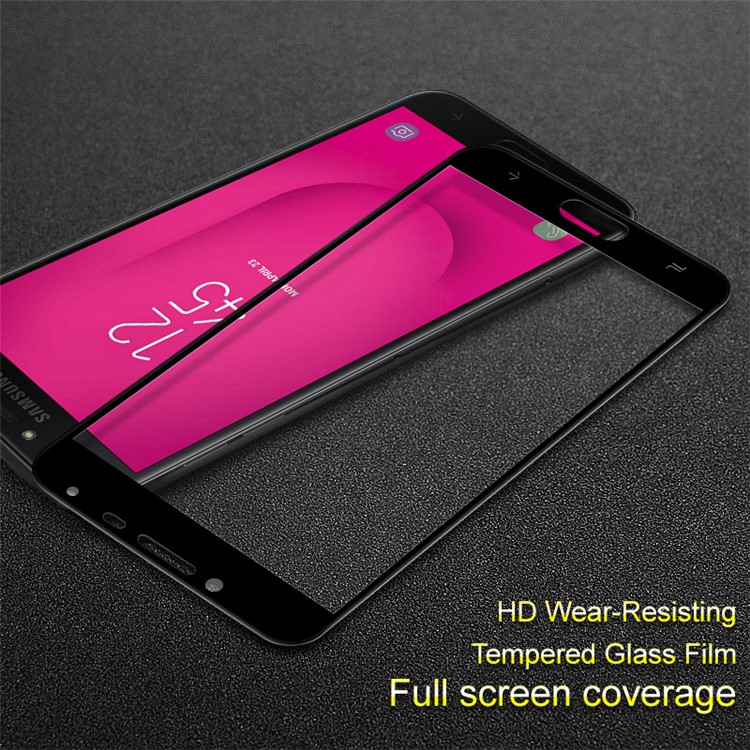 IMAK 9H Cobertura De Tela Cheia Filme De Guarda De Vidro Temperado Para Samsung Galaxy J4 (2018) J400F J400G-2