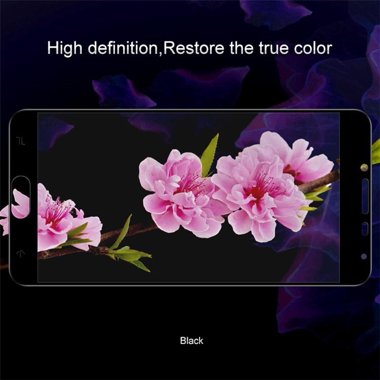 IMAK 9H Cobertura De Tela Cheia Filme De Guarda De Vidro Temperado Para Samsung Galaxy J4 (2018) J400F J400G-6