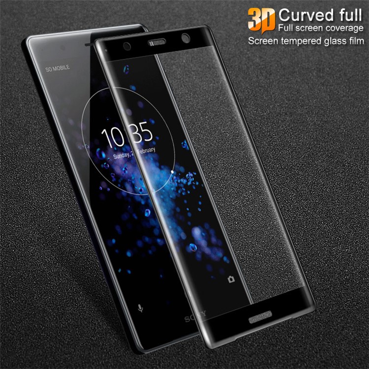IMAK 3D Gebogenem Hartglas Vollbildfilm Für Sony Xperia XZ2 Premium-3