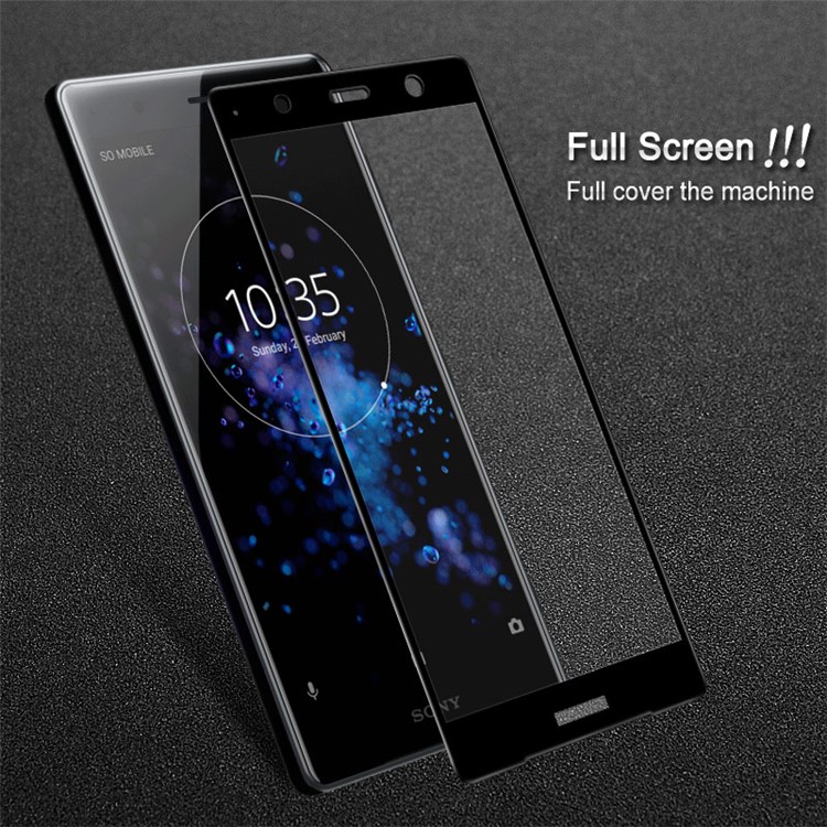 IMAK Pro + Anti-Explosion Gehärtetes Glas Displayschutzfolie Für Sony Xperia XZ2 Premium - Schwarz-3