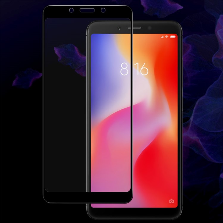 IMAK Pro + Полный Охват Антивозрастной Закаленный Стеклянный Протектор Экрана Для Xiaomi Redmi 6 / Redmi 6A - Черный-1