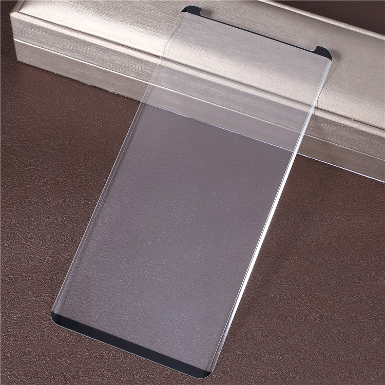 Película De Proteção De Vidro Temperado Em Tela Cheia Anti-peep Para Samsung Galaxy Note 9 (abertura No Topo)-1