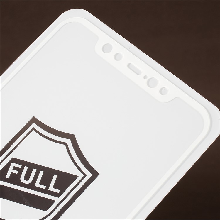 RURIHAI 0,26 Mm 2.5D Gebogenem Gehärtetem Glas Voller Größe Displayschutzfolie Für Xiaomi Mi 8 (6,21-zoll) - Weiß-3