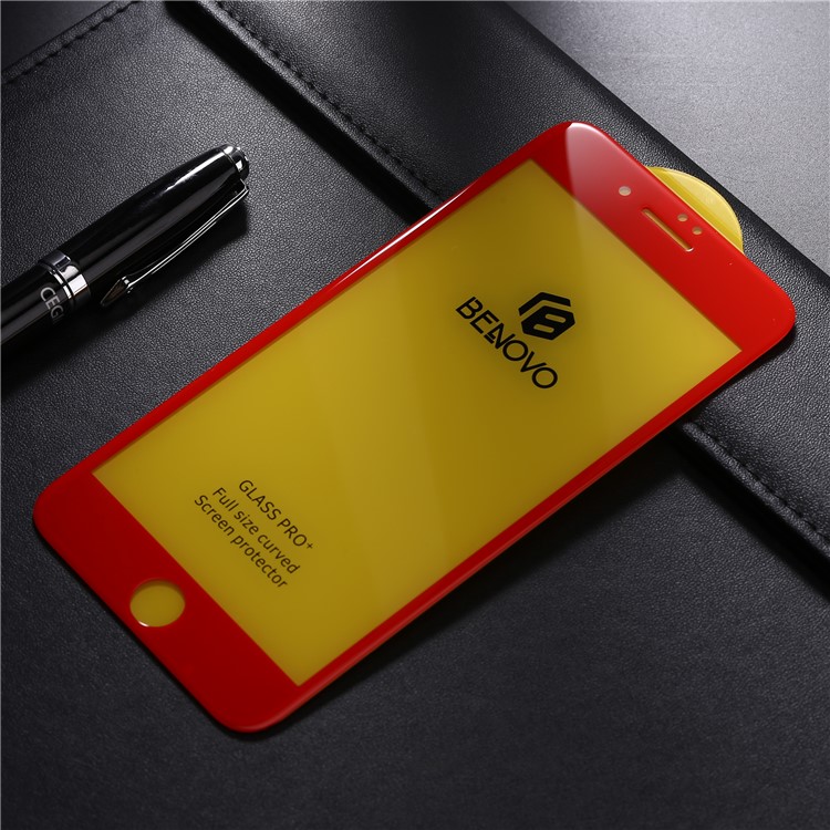 BENOVO 3D Vollabdeckung Gehärtetem Glas Displayschutzfolie Für IPhone 6s Plus / 6 Plus - Rot-2
