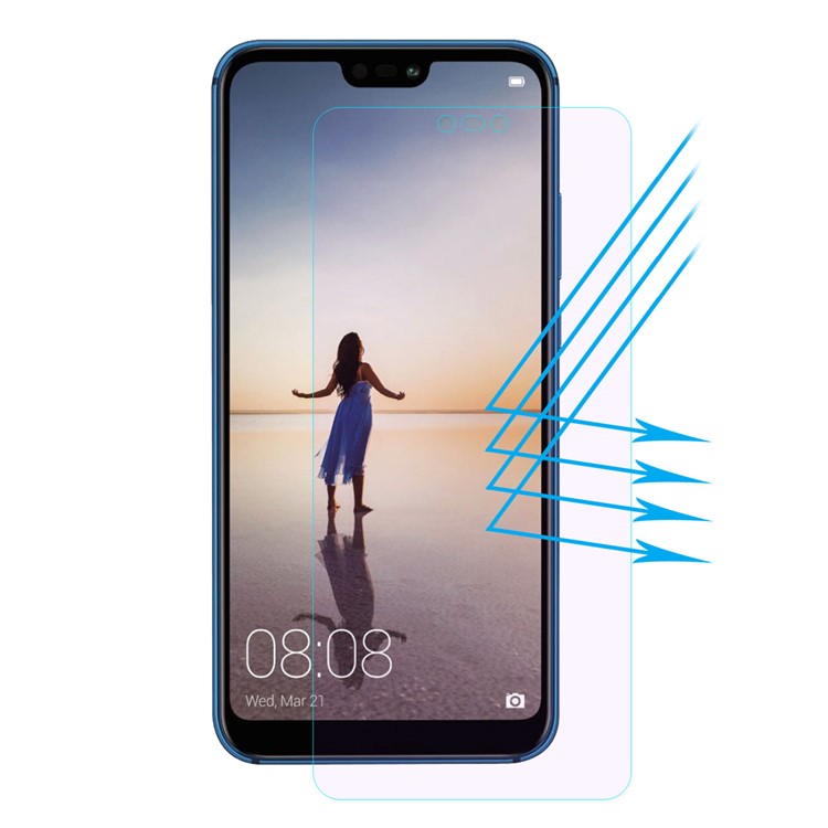 HAT PRINCE 0,26 Mm 2.5D Anti-blau-ray Gehärtetem Glas Displayschutzfolie Für Huawei P20 Lite / Nova 3e-2