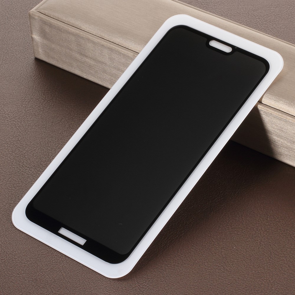 Anti-Peep Vollschirm Hartglas Schutzfolie Für Huawei P20 Lite / Nova 3e (China)-6