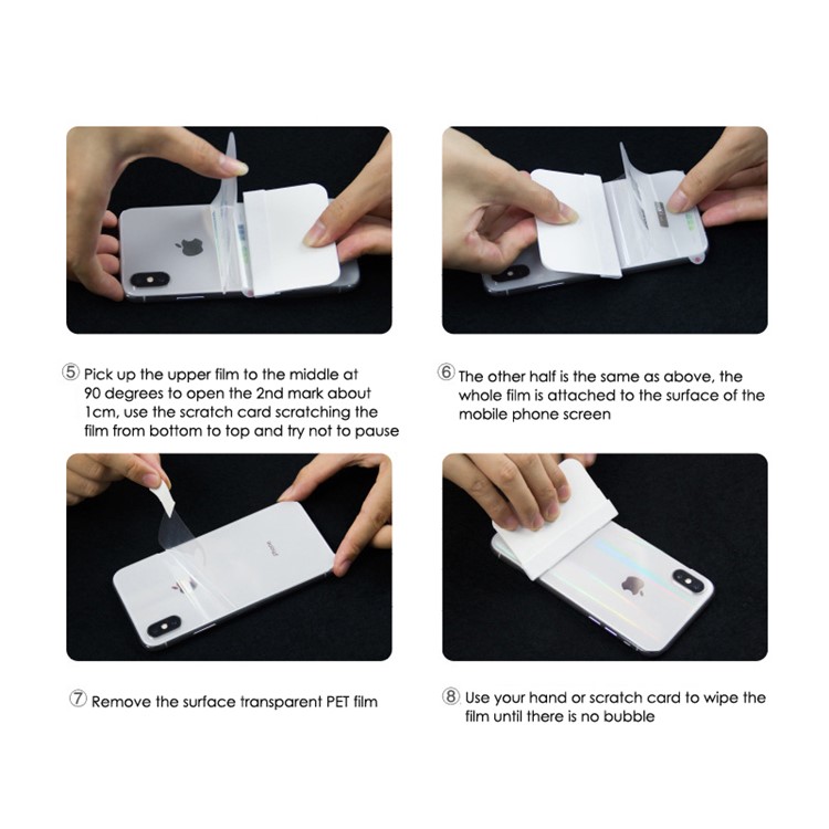Mehrfarbiger Anti-explosiver Weicher TPU-Rückenprotektorfilm Für Iphone 8 Plus / 7 Plus-3