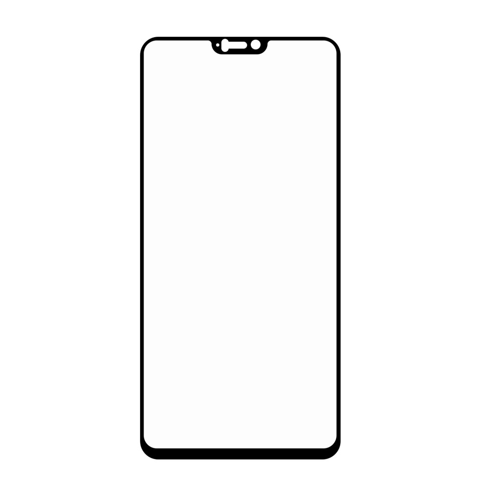 SOMBRERO PRINCE Pegamento Completo De Tamaño Completo 0.26mm 9H 2.5D Arco De Cristal Templado Protector De Pantalla Para Oneplus 6 - Negro-5