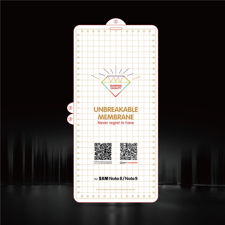 Pellicola Anti-esplosione TPU Di Protezione Dello Schermo In TPU Per Samsung Galaxy Note 8 / Nota 9-1
