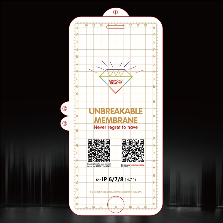 Volle Abdeckung Anti-explosive Weiche TPU Displayschutzfolie Für IPhone 8/7 / 6s / 6-1
