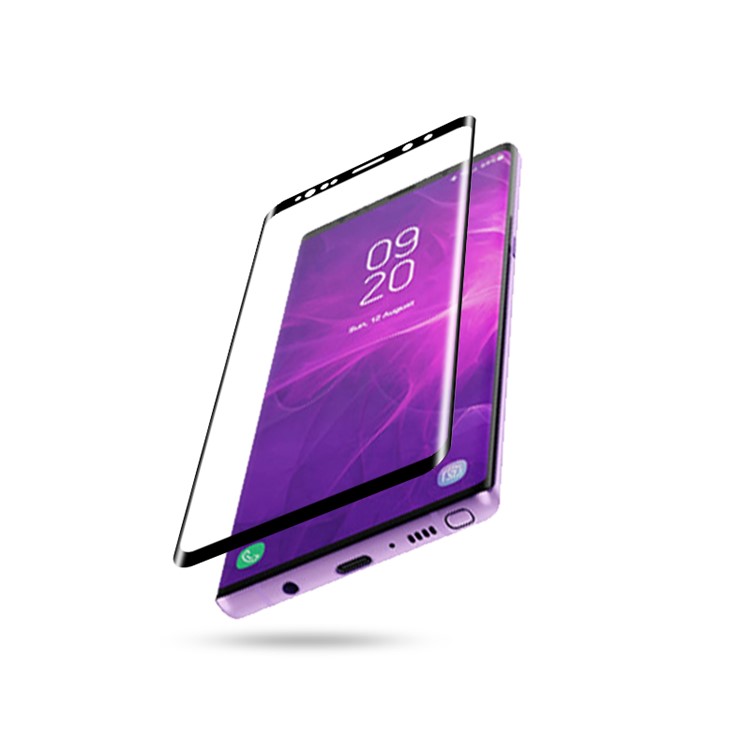 AMORUS Para Samsung Galaxy Note9 N960 Tamaño Completo Pegamento Curvo Protector De Pantalla De Cristal Templado Película Protectora-6