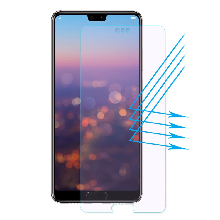 HAT PRINCE 0.26mm 2.5D Anti-blue-ray 9H Tempered Glass Screen Protector for Huawei P20 Pro-1
