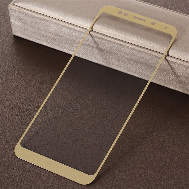 RURIHAI 0.26mm 2.5D Full Covering Tempered Glass Screen Protector (Full Glue) for Xiaomi Redmi Note 5 (12MP Rear Camera) / Redmi 5 Plus (China) - Gold-1
