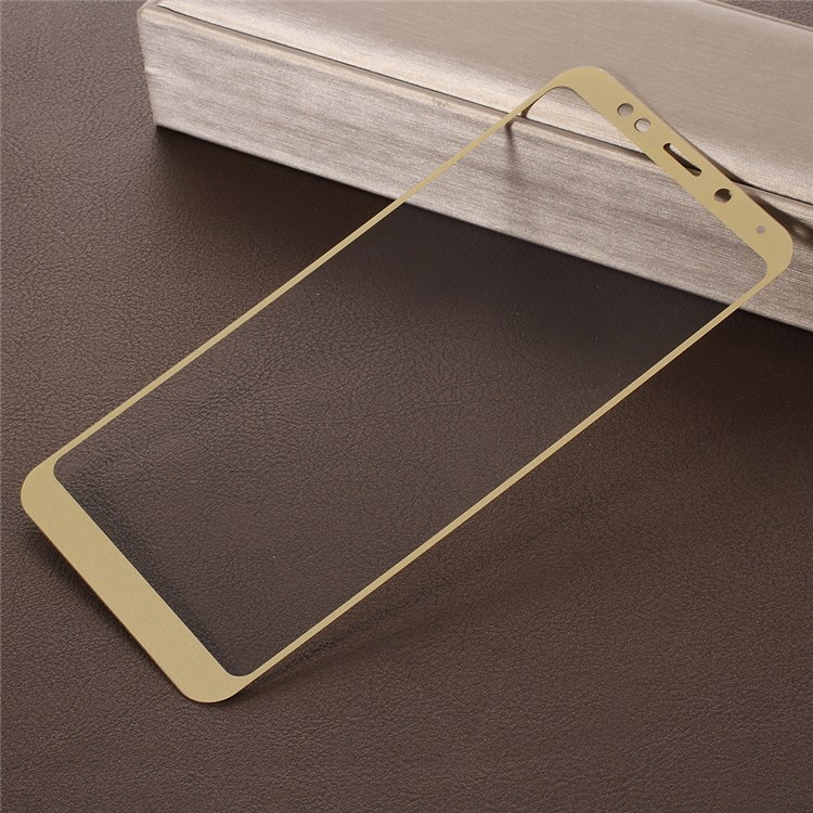RURIHAI 0.26mm 2.5D Full Covering Tempered Glass Screen Protector (Full Glue) for Xiaomi Redmi Note 5 (12MP Rear Camera) / Redmi 5 Plus (China) - Gold-2