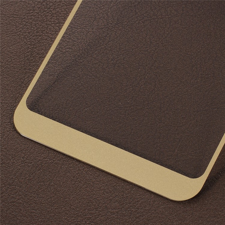 RURIHAI 0.26mm 2.5D Full Covering Tempered Glass Screen Protector (Full Glue) for Xiaomi Redmi Note 5 (12MP Rear Camera) / Redmi 5 Plus (China) - Gold-4