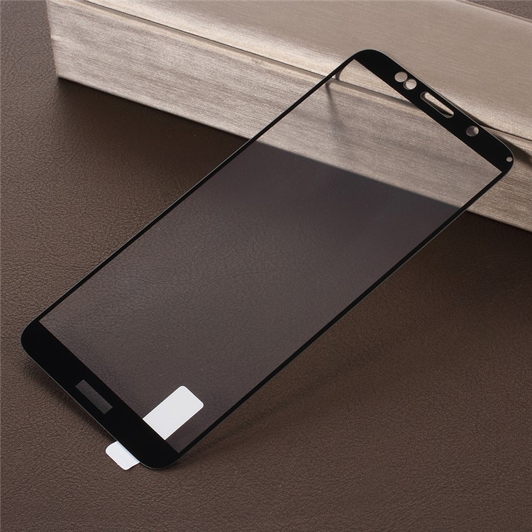 Full Coverage Tempered Glass Screen Protector for Huawei Y5 (2018)/Y5 Prime (2018)/Honor Play 7/Honor 7s - Black-2