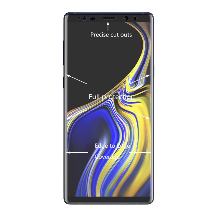 HAT PRINCE Displayschutzfolie In Voller Größe + Rückseitige PET-Folie Für Samsung Galaxy 9 N960-4