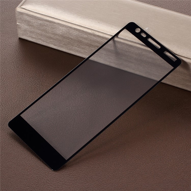 RURIHAI for Nokia 3 0.26mm 2.5D AB Glue Silk Printing Full Size Tempered Glass Protector-2