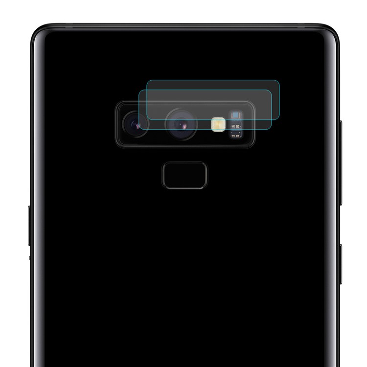 2Pcs HAT PRINCE 0.2mm 9H 2.15D Arc Edges Tempered Glass Camera Lens Guard Films for Samsung Galaxy Note9 N960-1