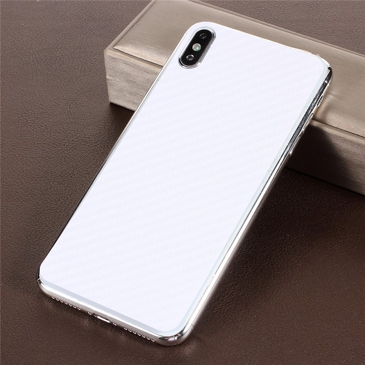 Carbon Fiber Texture PET Protector Film Back Sticker for iPhone 9 Plus 6.5 inch-2