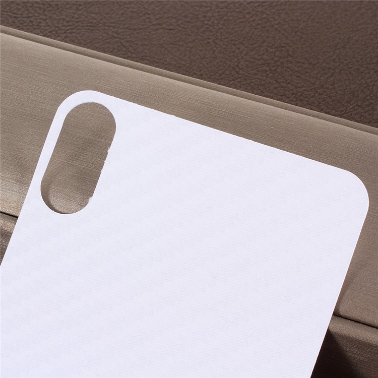 Carbon Fiber Texture PET Protector Film Back Sticker for iPhone 9 Plus 6.5 inch-4