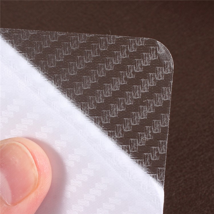 Carbon Fiber Texture PET Protector Film Back Sticker for iPhone 9 Plus 6.5 inch-6