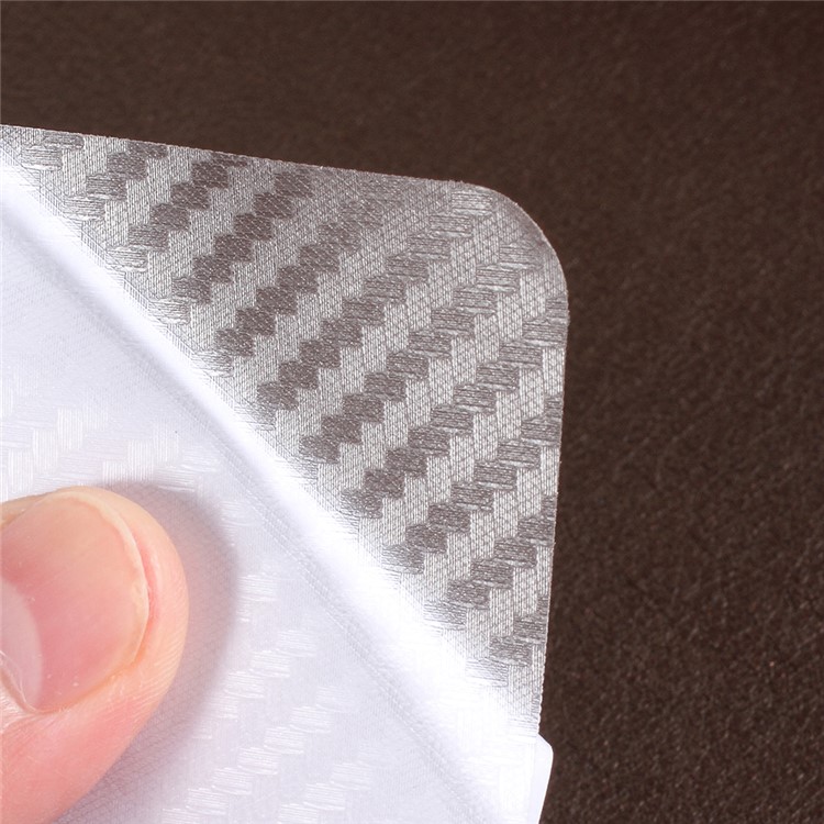 Carbon Fiber Texture PET Back Sticker Protector Film for iPhone 9 6.1 inch-6