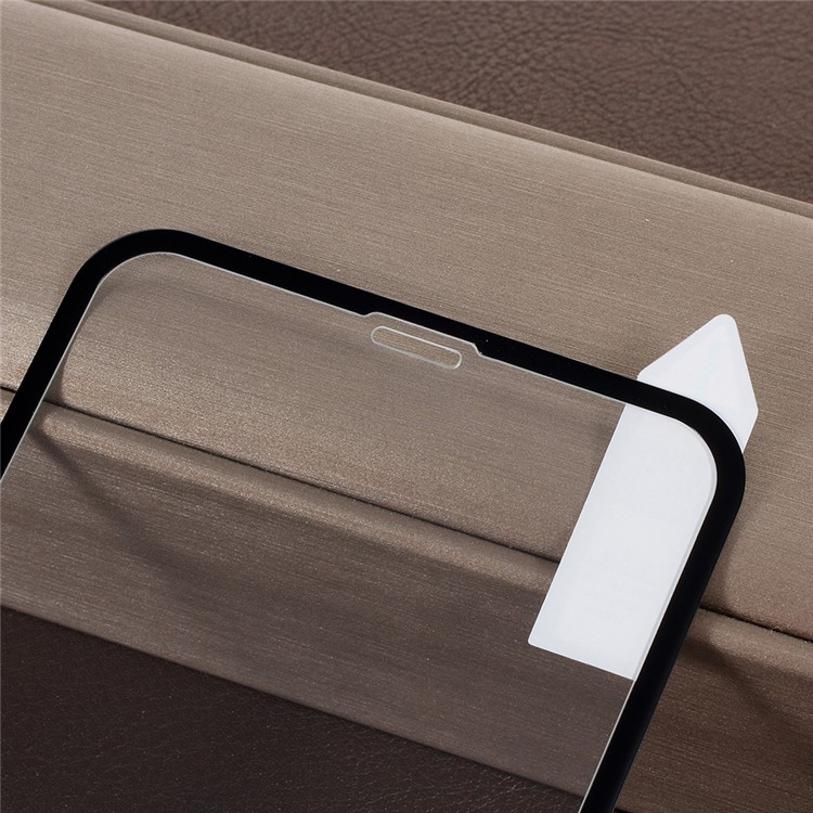 RURIHAI 3D Carbon Fiber Anti-explosion Full Size Tempered Glass Protector for iPhone XR 6.1 inch - Black-4