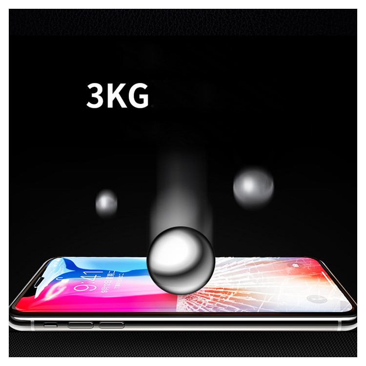 ROCK for iPhone 9 plus 6.5 inch Tempered Glass Screen Protective Film 0.26mm | Cold Carving | 6D Edge | Anti Blu-ray-7