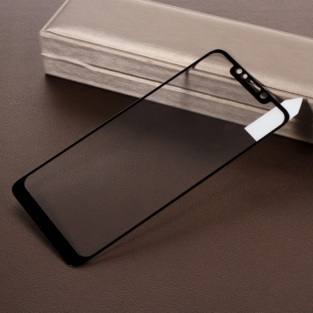 RURIHAI Solid Defense Tempered Glass Screen Protector for Xiaomi Pocophone F1 / Poco F1 in India - Black-2