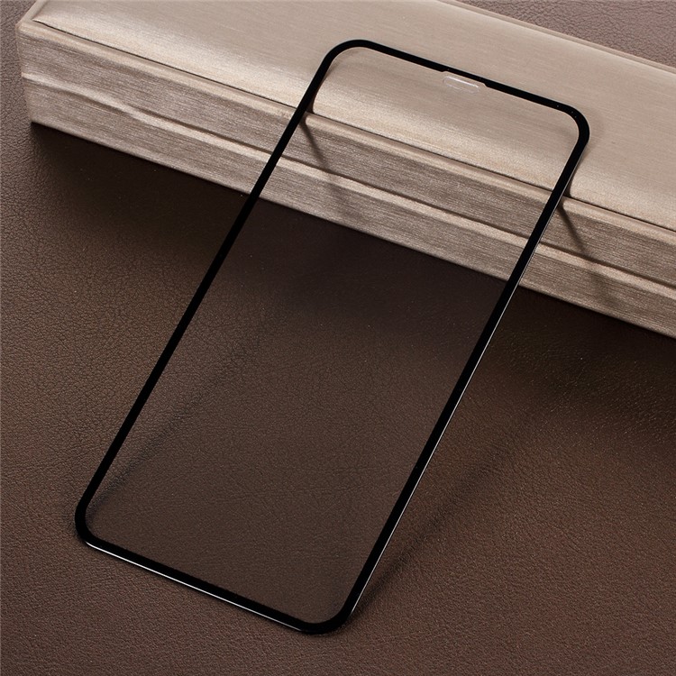 PDGD 0.3mm Full Size Resin Tempered Glass 3D Curved Screen Guard Film for iPhone XR 6.1 inch - Black-2