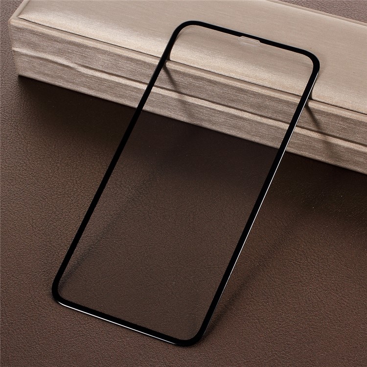 PDGD 0.3mm Full Size Resin Tempered Glass 3D Curved Screen Protector for iPhone Xs 5.8 inch - Black-3