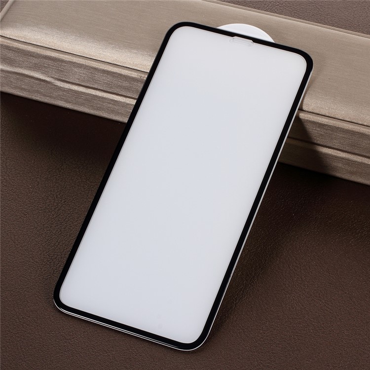 PDGD 0.3mm Full Size Resin Tempered Glass 3D Curved Screen Protector for iPhone Xs 5.8 inch - Black-7