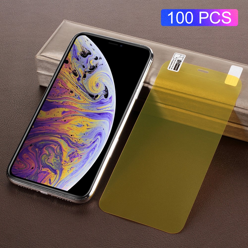 100PCS/Pack Full Coverage Anti-explosion Soft Screen Protector Film for iPhone XR 6.1 inch-1