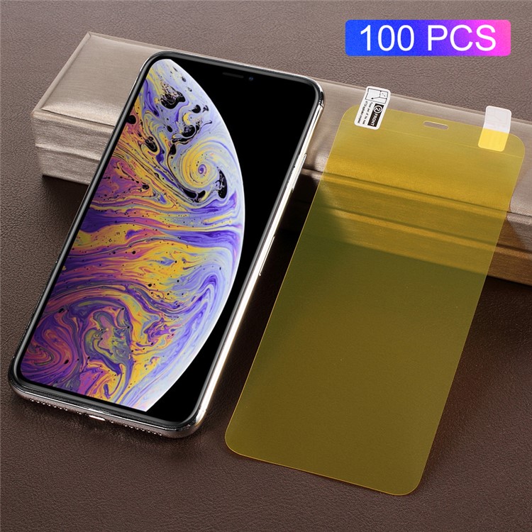 100Pcs/Set HD Clear Full Screen Coverage Protector Film for iPhone XS Max 6.5 inch-1