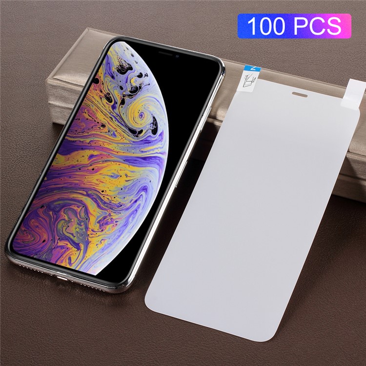 100 Unidades / Pacote De Cobertura Total Filme Protetor De Tela Fosco Anti-reflexo Para Iphone Xs Max 6.5 Polegada-1